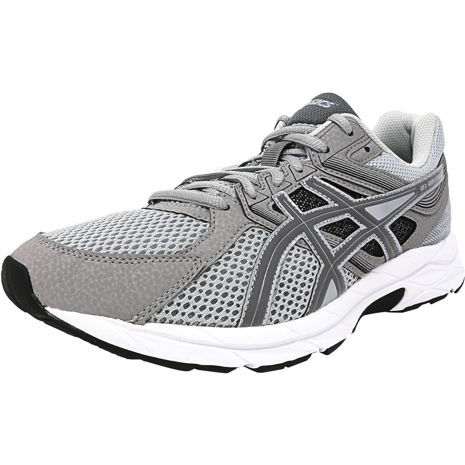 Asics Men's Gel-Contend 3 Light Grey / Titanium Black Running Shoe - 8.5W - Walmart.com