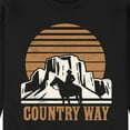thumbnail image 3 of Instant Message - Country Way - Men's Crew Neck Fleece Pullover, 3 of 6