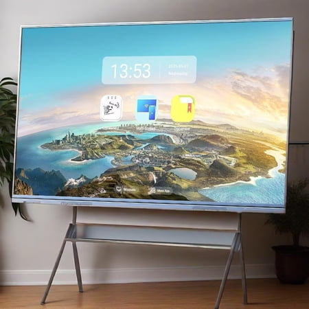 OmninexHub Smart Board, 65''Interactive Whiteboard, Electronic Whiteboard, Screen Mirroring From Android And Ios for Live Streaming, for Advertising Display And Classroom