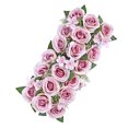 thumbnail image 2 of Sunjoy Tech Stage Road Flower Beautifully Create Atmosphere Simulated Realistic Fine Craftsmanship Decorative Non-fading Artificial Rose Backdrop Wedding Wall Decoration Party Supplies, 2 of 8