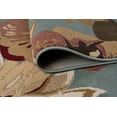 thumbnail image 6 of Transitional 5x7 Area Rug (5' x 7') Floral Blue, Ivory Living Room Easy to Clean, 6 of 9