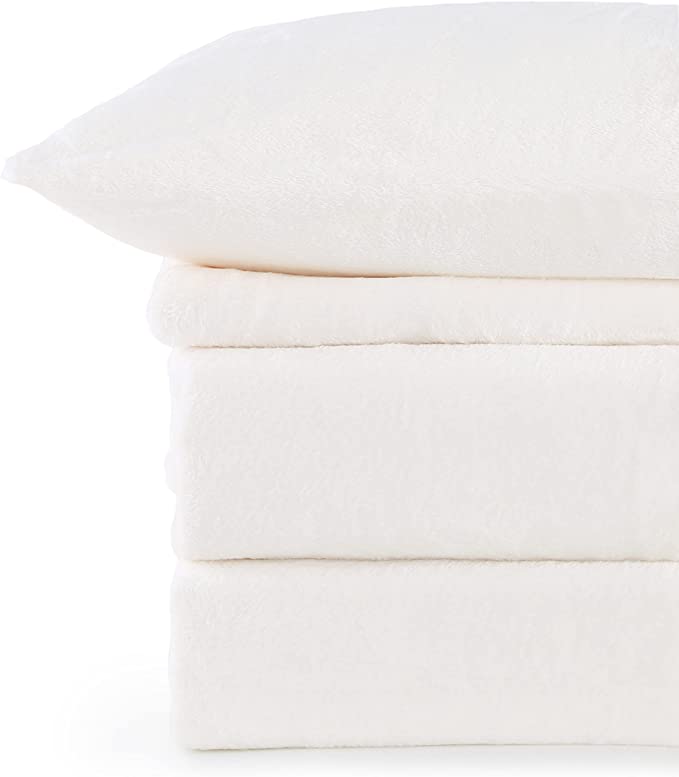 Berkshire Blanket & Home Co VelvetLoft® Sheet Set Full Cream