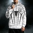 thumbnail image 4 of Spider Hero Pullover Hoodie, Distressed Graphic Printed Drawstring Kangaroo Pocket Sweatshirt for Men Halloween Cosplay, 4 of 5