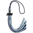 thumbnail image 3 of Endea Graduation Navy Blue/Light Blue Mixed Color Graduation Tassel with Black Date Drop, 3 of 10