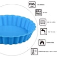 thumbnail image 3 of Moldes para Tartas Antiadherente Plato Redondo de Silicona Mini Molde para Pasteles Molde para Pasteles para Tartaletas Quiche Jelly 6 Piezas Adepaton YQ-1267, 3 of 9