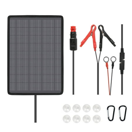 UPC: 0810009711582 | Renogy 10W Outdoor Battery Maintainer Charger with Lighter Plug  Alligator Clips  and Battery Cables