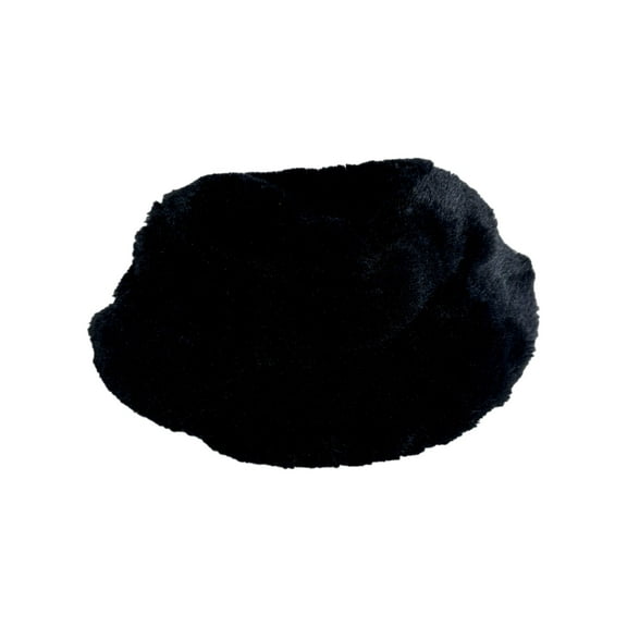 Isotoner Womens Fluffy Black Bucket Cap Hat