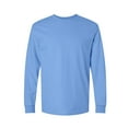 thumbnail image 5 of Gildan Long Sleeve T-Shirt for Men, Feel Casual Office Wear Long Tee, Carolina Blue Crewneck Ultra Cotton T-Shirt 9 Pack, XL, 5 of 6