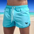 thumbnail image 1 of Pantalones cortos de culturismo para hombre, Bermudas finas e informales de secado rápido para la playa, Fitness, Verano Fivean unisex, 1 of 2
