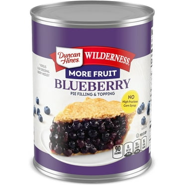 Duncan Hines Wilderness More Fruit Blueberry Pie Filling and Topping, 21 oz