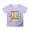 Purple, variant on Toddler Girls Short Sleeve Tops Casual Cartoon Print Shirts Crewneck Tees Kids Back School Daily Wear Clothes Orange Size 4-5T