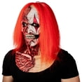 thumbnail image 2 of Máscara Payaso Terrorífico Doble Rostro Realista Profesional Horror Halloween Cosplay Asesino Disfraz, 2 of 13