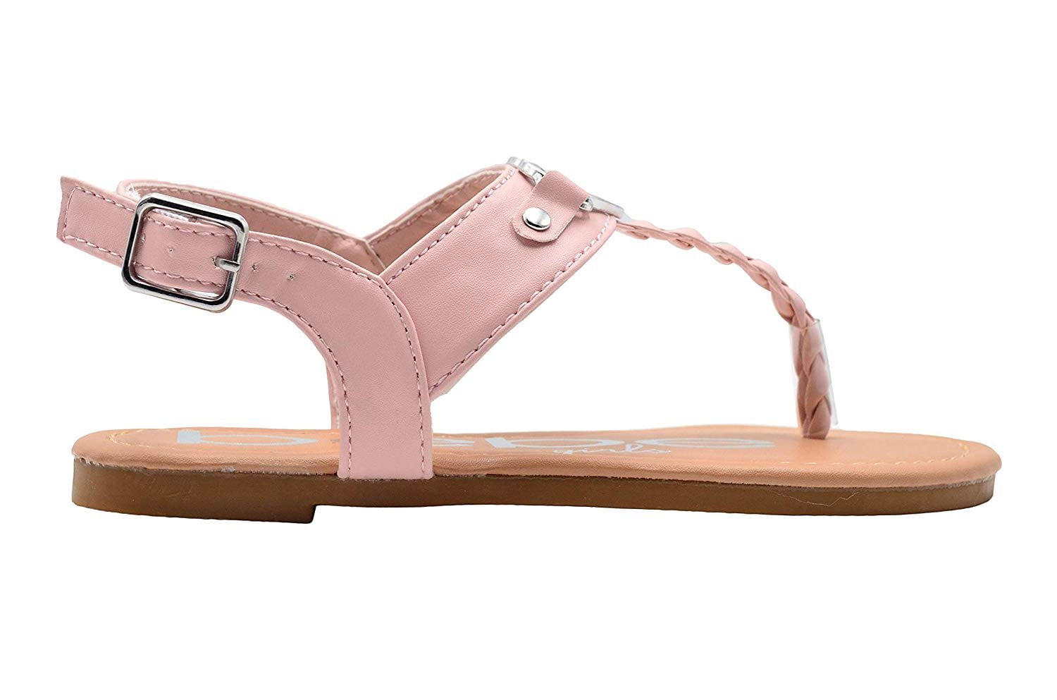 bebe bebe Girls Fashion Sandals 3 M US Little Kid Slingback Thong