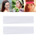 thumbnail image 6 of Gymnture 2PCS Elastic Sports Headbands for Men (White), 6 of 11