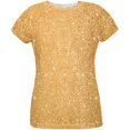 thumbnail image 1 of Gold Glitter All Over Womens T-Shirt, 1 of 1
