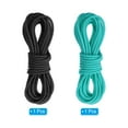 thumbnail image 3 of Archery D Loop Rope 10 FT, 2 Pack Bow String Release Nock Wire Nocking Loop Ring, Black Turquoise, 3 of 6