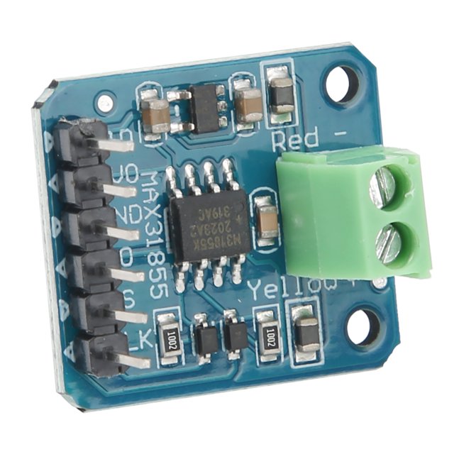 Módulo sensor de temperatura de termopar tipo K de 200 ℃ a +1350 ℃ con puerto SPI y salida digital MAX31855
