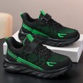 thumbnail image 5 of Willtoo Boys Sneakers Children's Fashion Mesh Lace Up Sneakers Casual Comfortable Running Shoes Stylish Athletic Footwear, 5 of 5