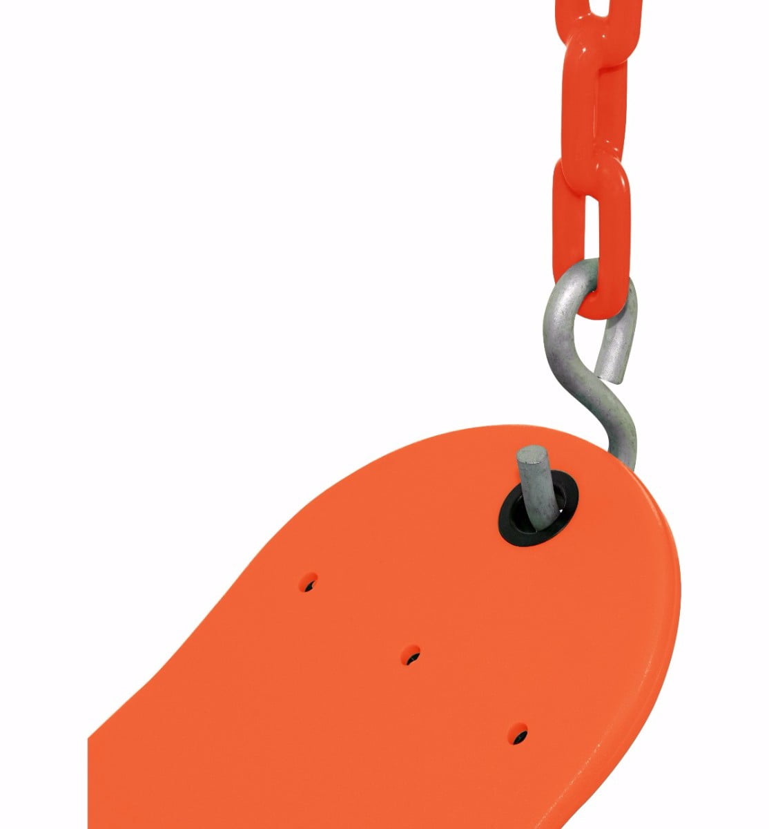 Machrus Swingan Vinyl Coated Chain - Orange - Set Of 2