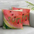 thumbnail image 3 of Hello Summer Pillow Covers Watermelon Pattern Design Pillow Covers Rustic Farmhouse Outdoor Throw Pillow Covers Summer Decor for Sofa Bed Sofa Couch (HS-Summer), 3 of 5