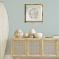 thumbnail image 3 of Stupell Industries Sand Dollar over Beige Coastal Painting Gold Floater Framed Canvas Art Print Wall Art, 25 x 25, 3 of 10