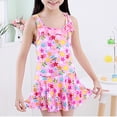 thumbnail image 5 of HIPYLO Girls Swimsuit Tummy Control One Piece Swim Dress Teen Girl Summer Sleeveless Boat Neck Bathing Suit with Bottom for Hoilday Beachwear, 5 of 7