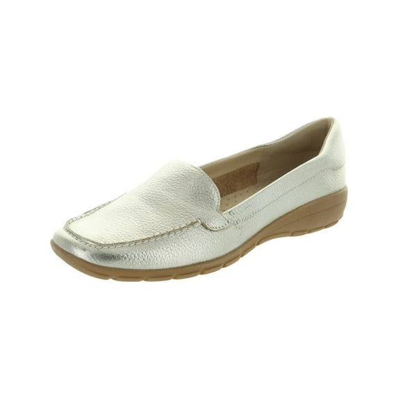 Easy Spirit Womens Abide 8 Leather Slip On Loafers