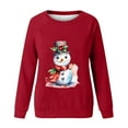 thumbnail image 4 of WXLWZYWL Oversized Sweatshirts for Women Long Sleeve Crewneck Pullover Xmas 3D Graphic Ugly Sweater Santa Shirts Funny Gifts, 4 of 4