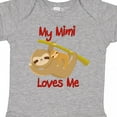 thumbnail image 4 of Inktastic My Mimi Loves Me Sloth Boys or Girls Baby Bodysuit, 4 of 5