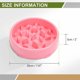 thumbnail image 5 of Cuenco de alimentación lenta para perros, diseño antideslizante de alimentación lenta, divertido cuenco interactivo para gatos y perros, promueve una alimentación saludable y una digestión lenta, 5 of 5