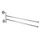 thumbnail image 5 of Toallero de pared para baño con estante giratorio abatible (2 brazos), 5 of 11