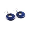 thumbnail image 1 of Onyx Boucles d'Oreilles en Cristal pour Femmes Pendentif Il de Tigre Rond Creux, 1 of 6