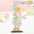 thumbnail image 1 of Adornos de madera para fiesta de Pascua, adornos de conejo para Wielkanoc, 2023, 1 of 4