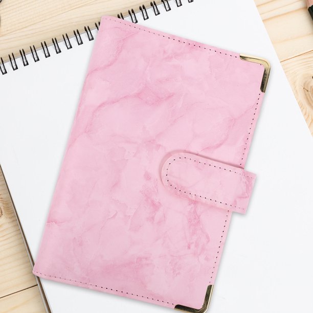 unbranded Protector De Agenda A6 Color Rosa Reutilizable Con Material Duradero Para Uso Diario