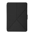 thumbnail image 1 of Funda protectora de cuero PU con patrón de cruz deformada para lector de libros electrónicos Kindle Paperwhite1/2/3 (negro), 1 of 10
