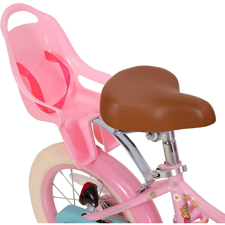 JOYSTAR Little Daisy 12 Inch Kids Bike for 2 3 4 Years Girls with Training  Wheels Princess Kids Bicycle with Basket Bike Streamers Toddler Cycle Bikes  Pink