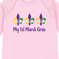thumbnail image 4 of Inktastic My 1st Mardi Gras Fleur De Lis Boys or Girls Long Sleeve Baby Bodysuit, 4 of 5