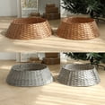 thumbnail image 4 of braveheart Hand Woven Xmas Tree Skirt Enhancing Tree Base With Warm Exquisite Style Easy To Assemble white large size, 4 of 5