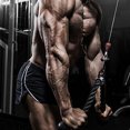 thumbnail image 4 of Tricep Rope Heavy Duty Abdominal Crunches Cable Pull Down Laterals Biceps Muscle Training Fitness Body Building Gym Pull Rope, 4 of 8