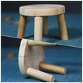 thumbnail image 4 of HLONK Indoor Wood Round End Table, 4 of 6