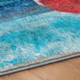 thumbnail image 5 of Addison Rugs Dream Shag Premium Machine Washable Transitional Beach Blue Round Rug, 8' x 8', 5 of 8