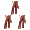 thumbnail image 3 of Pantalones Sonducket Mujer Verano Primavera Color sólido Naranja M, 3 of 6