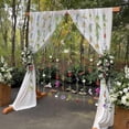 thumbnail image 3 of 12 Pcs 70.8 ft Artificial Wildflower Vine Garland Hanging Silk Floral Backdrop for Wedding Home Garden Wall Arch Decor, 3 of 6