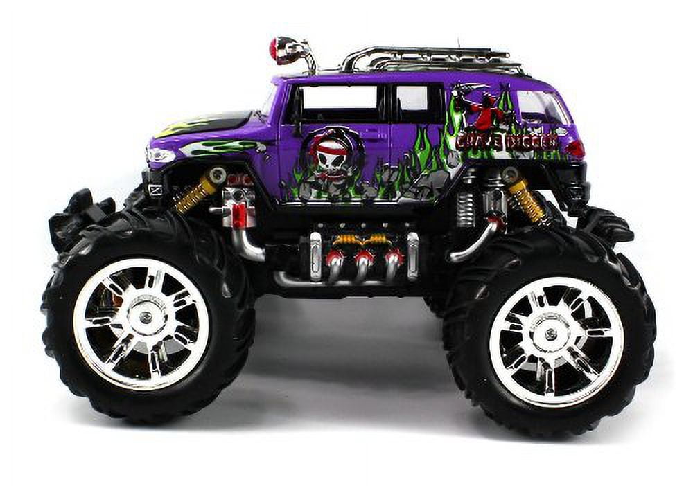 TOYOTA Bruiser 紫色 ラジコンカー Graffiti Toyota FJ Cruiser Electric RC Truck 1:16 Scale Big Size