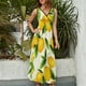 thumbnail image 2 of Delicious Lemon Vestido Sin Mangas Vestidos Para Mujer, Vestido Suelto De Verano 2025, 2 of 5