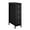 Black, variant on NTGFU White-5 Draws Narrow Storage Cabinet, Slim Fabric Dresser Storage Tower for Small Spaces, Dresser with Steel Frame, Wood Top, for Bedroom, Bathroom, Laundry, Closet, Bathroom