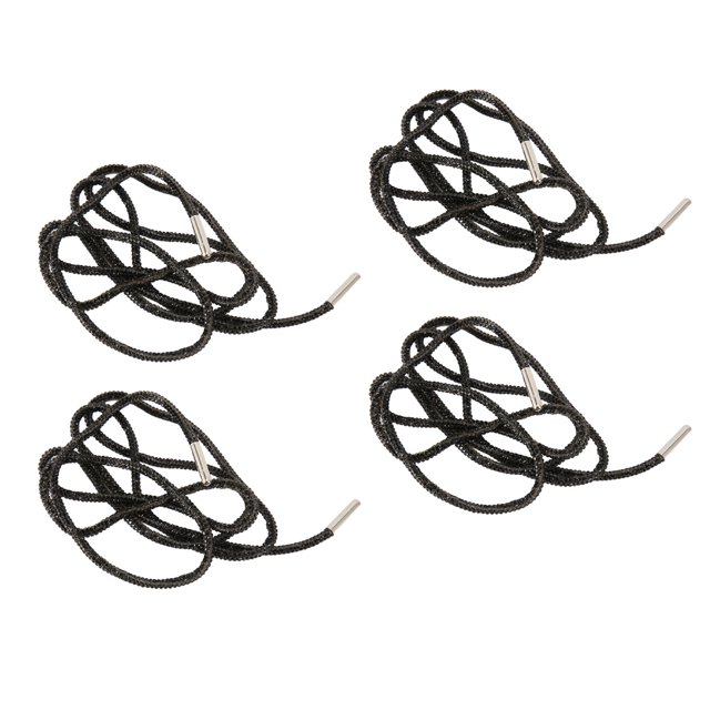 Cuerda con purpurina de cristal 4 piezas cordones de zapatos con diamantes de imitación fáciles de combinar brillantes para pantalones deportivos para ropa ANGGREK Otros