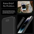 thumbnail image 5 of TUDIA MergeGrip iPhone 14 Pro Case Magsafe Compatible Dual layer Raised Edge Non-Slip Phone Case - Matte Black, 5 of 7