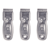 Excel Blades Aluminum Scraper, 3 Pack with 6 Blades