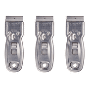 Excel Blades Aluminum Scraper, 3 Pack with 6 Blades